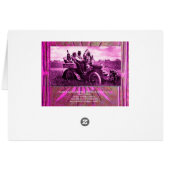 APACHES ET GERONIMO CONDUISANT UNE VOITURE À MOTEU (Dos Horizontal)