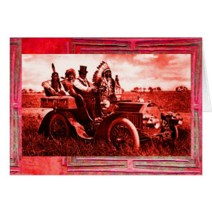 APACHES & GERONIMO RIJDEN IN MOTOR AUTO Vaderdag