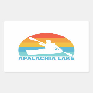 Apalachia Lake North Carolina Kayak Rechthoekige Sticker
