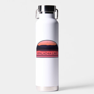 Apalachia meer North Carolina Red Sunrise Waterfles
