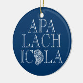 Apalachicola Florida Oyster Design Keramisch Ornament (Links)