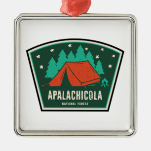 Apalachicola National Forest Camping Metalen Ornament