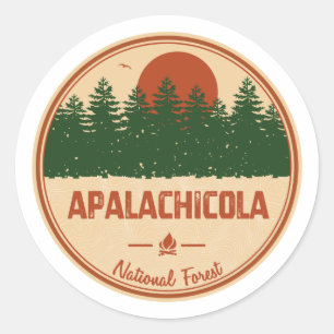Apalachicola National Forest Ronde Sticker