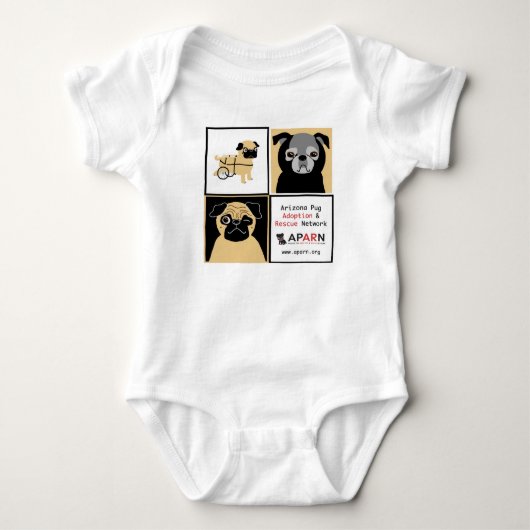 APARN Logo Baby Creeper Romper (Voorkant)