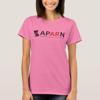 APARN Logo Stropdas-Dye T-Shirt, voor dames T-shirt