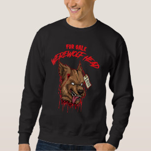 Aparte hoofd weerwolf hoofd Halloween kostuum Trui