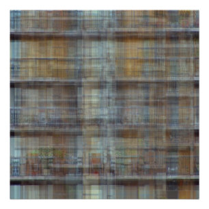 Apartement Block Behind MOCA Foto Afdruk