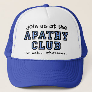 Apathie Club Grappige Hoed Pet