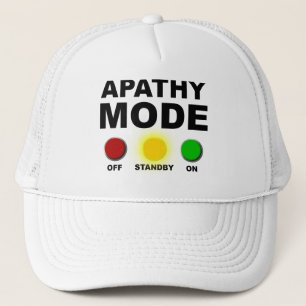 Apathie Modus Whatever Grappige Bal Cap Hoed Trucker Pet