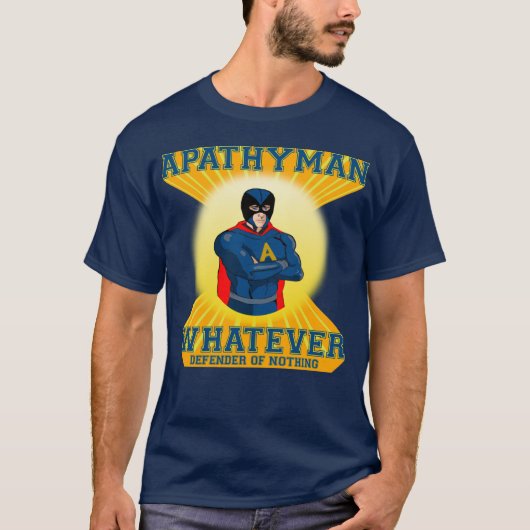 Apathyman Super Hero Shirt (Voorkant)