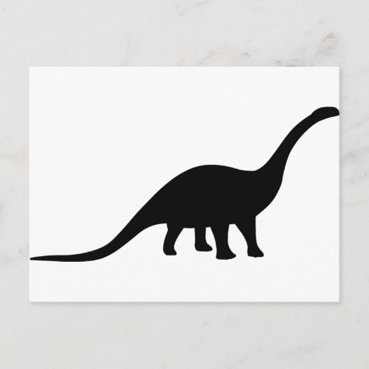 Apatosaurus Dinosaur Briefkaart (Voorkant)