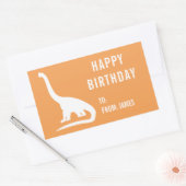 Apatosaurus Dinosaur Personnaliser Sticker Cadeau (Enveloppe)