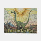 Apatosaurus dinosaurus illustratie deurmat (Voorkant)