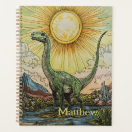Apatosaurus dinosaurus illustratie planner