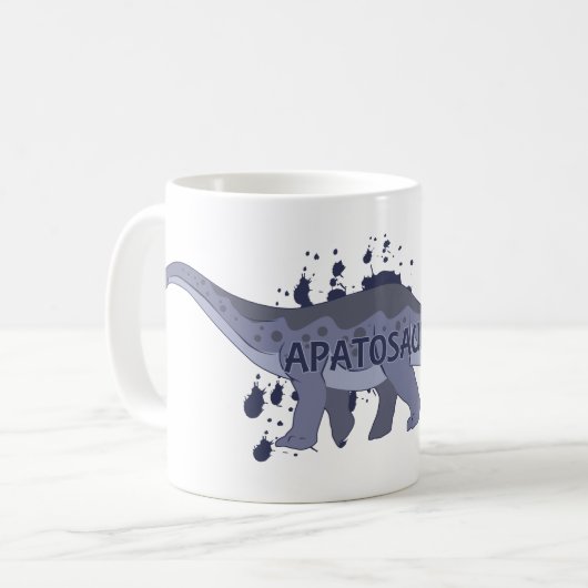 Apatosaurus Koffiemok (Voorkant links)
