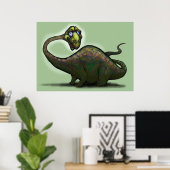 Apatosaurus Poster (Thuiskantoor)