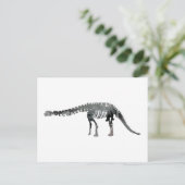 apatosaurus skelet briefkaart (Staand voorkant)