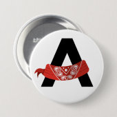 APBF-Button Ronde Button 7,6 Cm (Voorkant /achterkant)