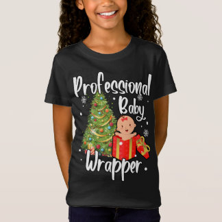 APDL Professional Baby Wrapper Funny Kerstmis NIC T-shirt