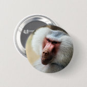 Ape gezegde howdy ronde button 5,7 cm (Voorkant /achterkant)