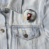 Ape gezegde howdy ronde button 5,7 cm (In situ)