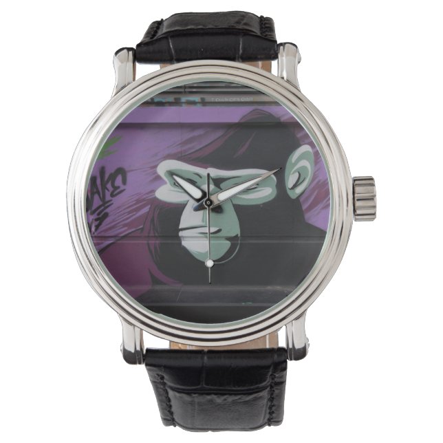 Ape Graffiti Horloge (Voorkant)