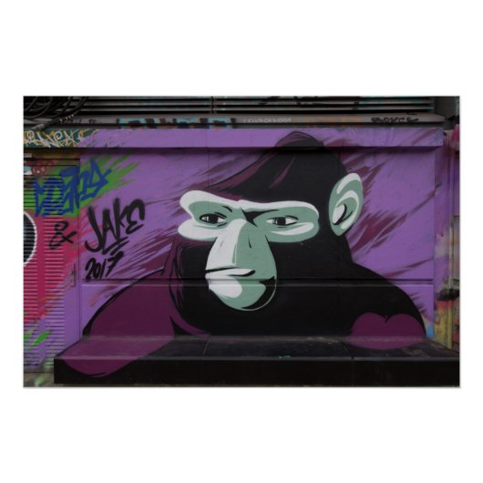 Ape Graffiti Perfect Poster (Voorkant)