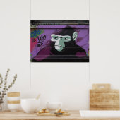 Ape Graffiti Poster (Keuken)