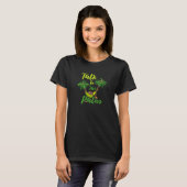 Ape in Hammock Beach praat met het palm T-shirt (Voorkant volledig)
