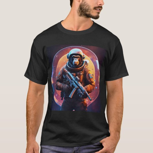 Ape with a Gun: Wild Power T-Shirt (Devant)