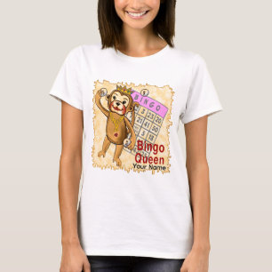 Apen Bingo Koningin T-Shirt