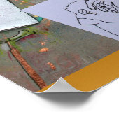 Apen denken na over de resoluties P Poster (Hoek)