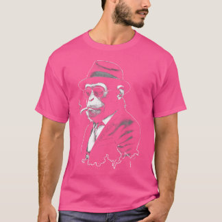 Apen die sigaren roken dierenvriend t-shirt
