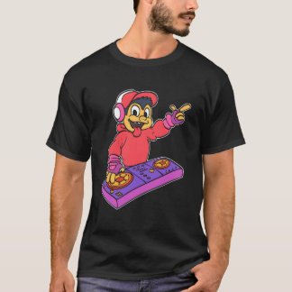 Apen DJ Muziek Liefhebber Cadeau retro T-shirt