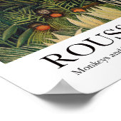 apen en papegaaien met Parrot Virgin Forest Henri  Poster (Hoek)