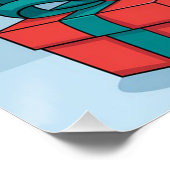 Apen Kerstmis Perfect Poster (Hoek)