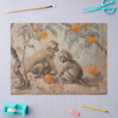 Apen - Olieverfstijl tissuepapier (Craft)