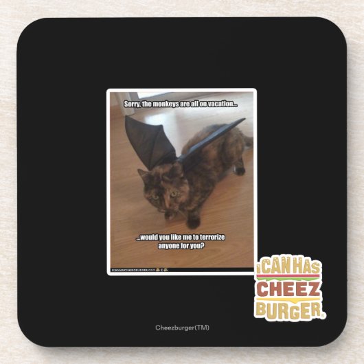 Apen op vakantie bier onderzetter (Voorkant)