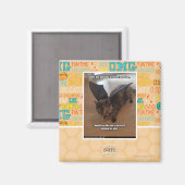 Apen op vakantie magneet (Voorkant / Achterkant)