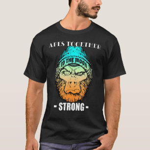 Apen Samen Sterke Aandelen Gaan Alleen Omhoog Hodl T-shirt