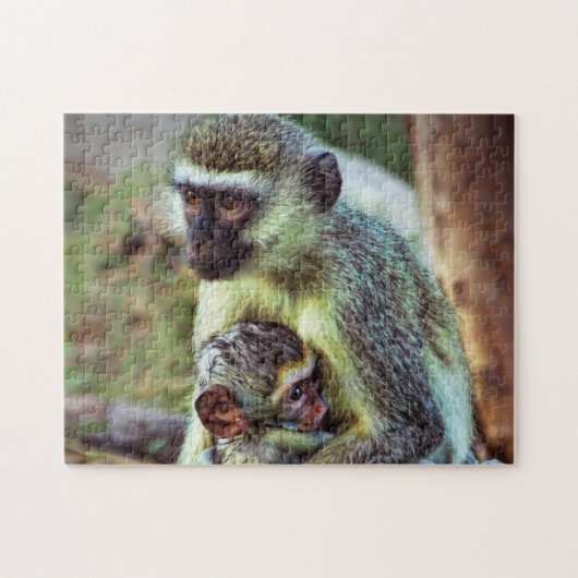 Apen van Kenia Legpuzzel (Horizontaal)