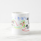 Apen zijn cool. koffiemok (Center)