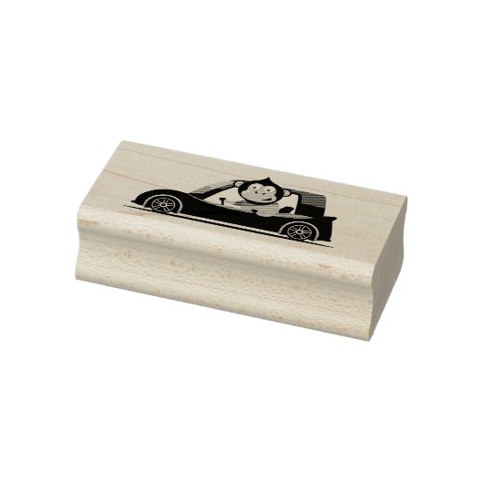 Apenchauffeur Rubberstempel (Stempel)
