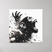 apenexplosie canvas afdruk (Voorkant)