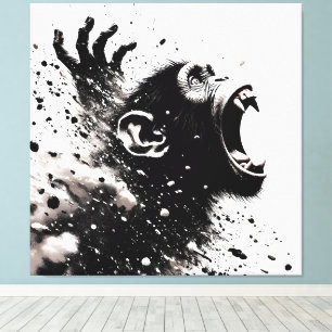 apenexplosie canvas afdruk