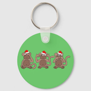 apenkerstkerst sleutelhanger