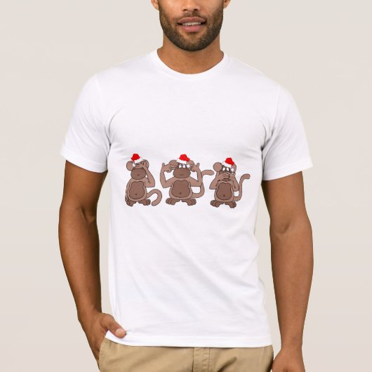 apenkerstkerst t-shirt (Voorkant)