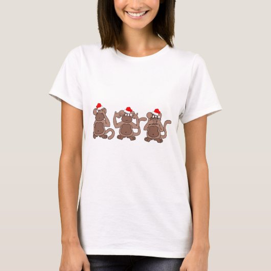 apenkerstkerst t-shirt (Voorkant)