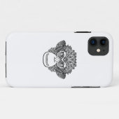 Apenkrabbelgezicht Case-Mate iPhone Case (Achterkant (horizontaal))