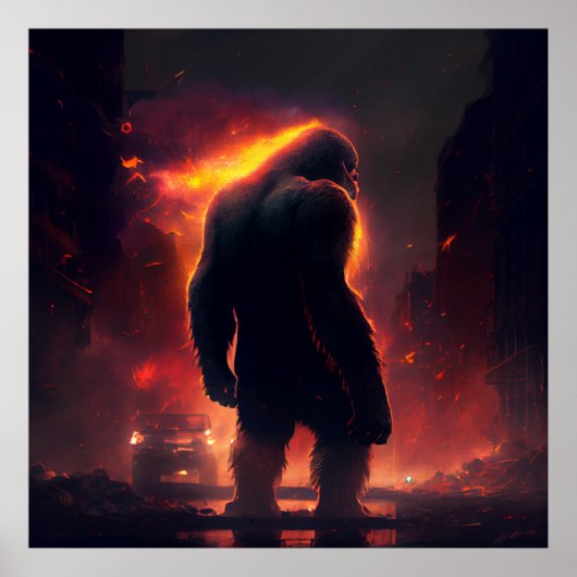 Apenposter Poster (Voorkant)